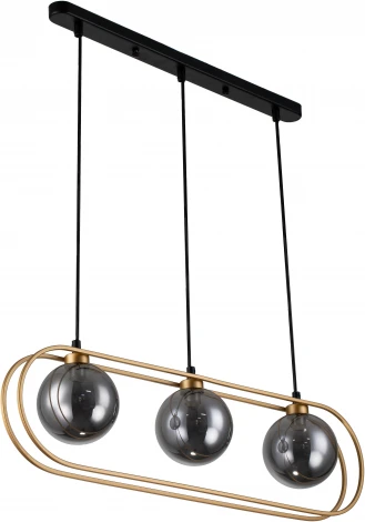 Подвесной светильник Spazio V000161 (11017/3P Gold) (220V, на проводе, шар)