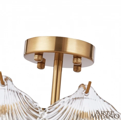 Потолочная люстра на штанге Arte Milano Rim 312009/D500 BS (220V, круглые, ракушка)