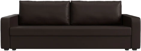 Диван прямой Лига-009 (Коричневый/Экокожа) Лига Диванов арт.118064
