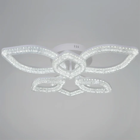 Потолочная люстра светодиодная на штанге с регулировкой цветовой температуры, яркости и ночным режимом Reluce 69290-0.3-3+3 WH