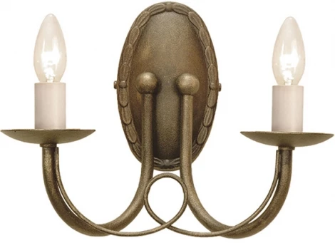 Бра Minster MN2-BLK-GOLD Elstead