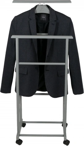 Вешалка костюмная на колесах В 22Н серый от фабрики Mebelik