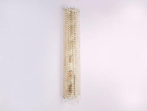 Настенный светильник каскадный Newport 10900 10906/A gold (220V, хрусталь)