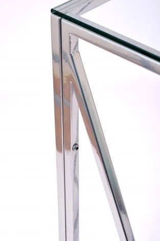 Консольный стол AllConsoles 1051-CS clear серебряный