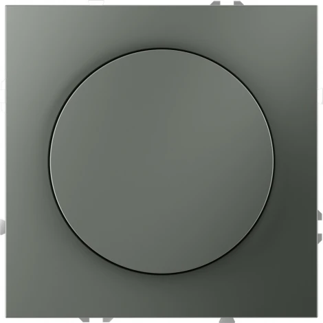 Диммер поворотно-нажимной 600 Вт (титан) Voltum S70 VLS070306