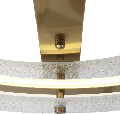 Потолочный светильник круглый ST Luce Fagy SL6245.212.01 золотистый/Прозрачный LED 1*40W 4000K (220V, круглые)