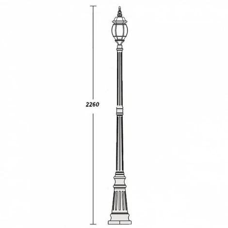 Наземный фонарь Oasis Light 83409S W