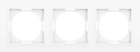 Рамка 3-я, Wave глянцевый белый Donel A07 DEW21303