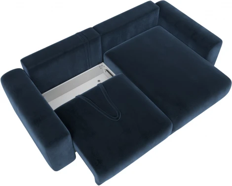 Диван угловой Лига-056 НПБ угол универсальный Лига Диванов (Велюр) арт.129151