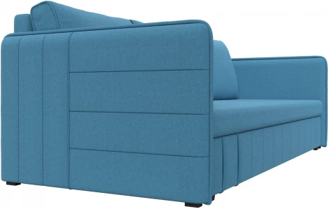 Диван прямой Слим (Голубой/Рогожка) Лига Диванов арт.121145
