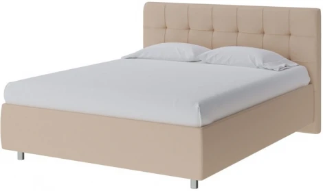 PROxSON Кровать Nety без основания (Ткань: Рогожка Savana Camel (бежевый)) 90x200