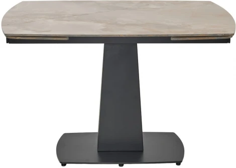 Стол M-City BALDE 120 GLOSS AMBER JADE SOLID CERAMIC / BLACK