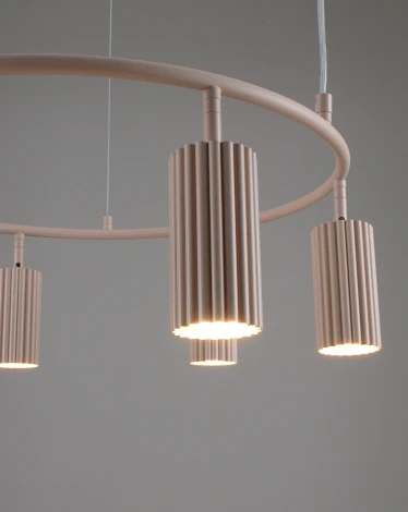 Подвесная люстра кольцо Moderli Cora V11603-6P (220V, на тросе, кольцо)