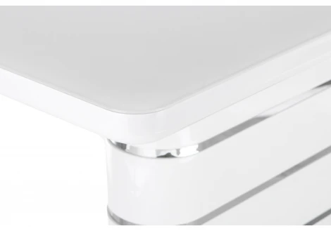 Стол на тумбе Woodville Plas 140 super white 11162