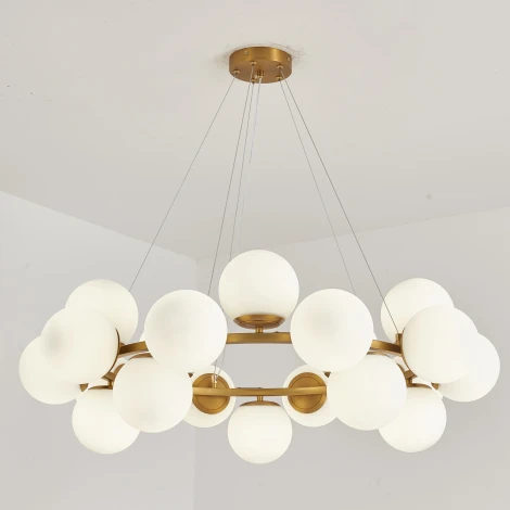 Подвесной светильник Zortes Blume ZRS.1895.05 (220V, на тросе, шарики, IP21)