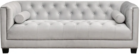 Диван Garda Decor SANREMO-2K-Colt030 (Черный/Серый)