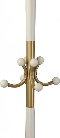 Вешалка напольная Д 1 золото/ слоновая кость от фабрики Mebelik