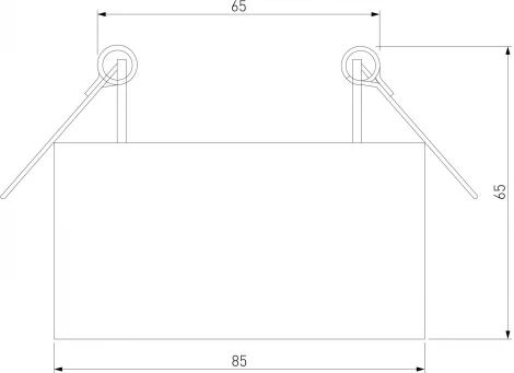 Светильник встраиваемый светодиодный Elektrostandard Glam 25095/LED 10W 4000K белый/черный (220V, круглые)