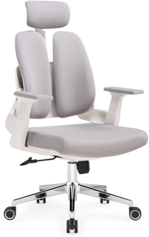 Компьютерное кресло Woodville Hiba gray / chrome 15605