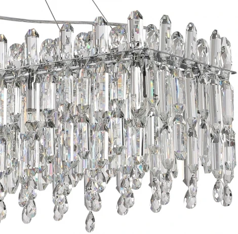 Подвесная большая люстра Legacy 2158/09/12PL (220V, хрусталь, на тросе)