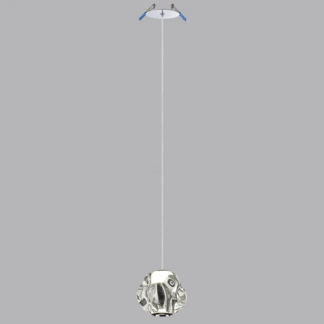 Подвесной светильник Odeon Light Jemstone 5084/5L хром/прозрачный/металл/акрил LED 5W 4000K 250Лм (220V, на проводе, шар)