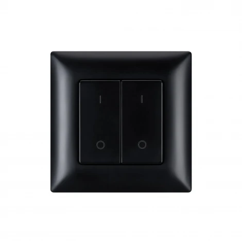 Кнопочная панель INTELLIGENT ARLIGHT SMART-RF-801-22-2G-DIM-SUF Black (3V, 2.4G) (IARL, IP20 Пластик) 050446