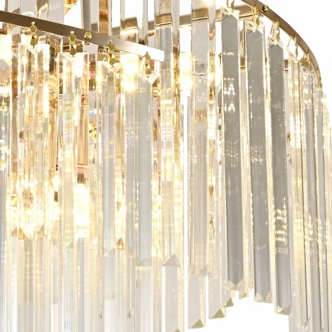 Подвесная люстра Reluce 98068-0.4-600 FG (220V, хрусталь, на цепи)