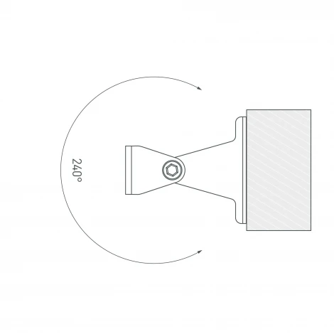 Держатель SL-LINE поворотный (Arlight, Металл) 059045