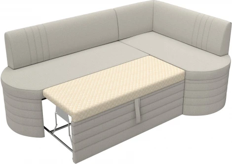 Диван кухонный угловой Токио правый угол Лига Диванов (Рогожка) арт.122530