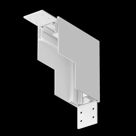 Угловой коннектор внутренний S35 накладной белый (магнитный) Maytoni Technical TRA004ICL-21W