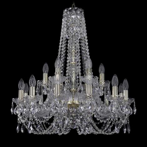 Подвесная люстра Bohemia 1406 1406/12+6/240/h-75/G