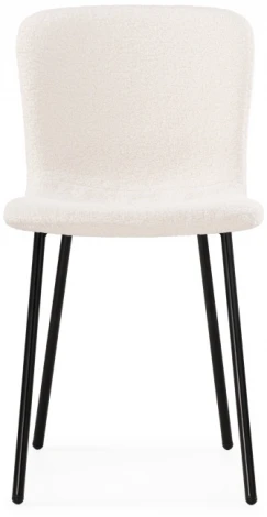 Стул Woodville на металлокаркасе Ursa black / white 15594