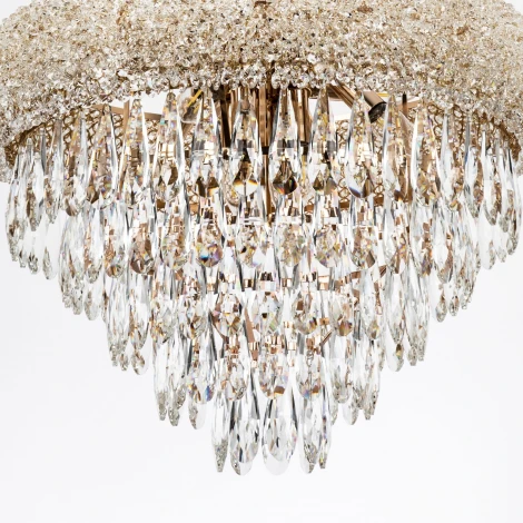Подвесная люстра хрустальная Modelux MODELUX ML.2308.600 GD