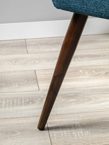 Стул R-Home Oscar Сканди Блю Арт Темный Орех