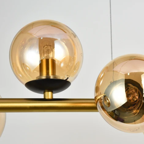 Подвесной светильник Arte Lamp Gemini A2243SP-9PB (220V, на тросе, шарики)