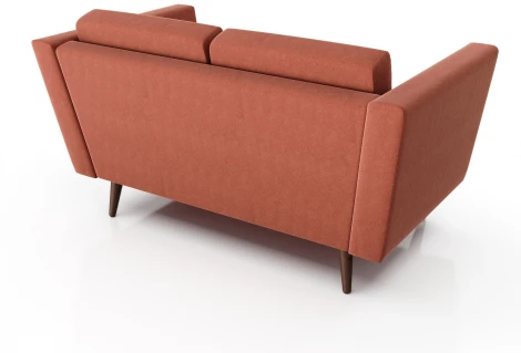 Диван Arsko Гуннар коралловая рогожка