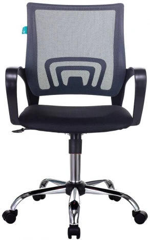 Кресло Бюрократ CH-695SL темно-серый TW-04 сиденье черный TW-11 крестовина хром УТ000005438