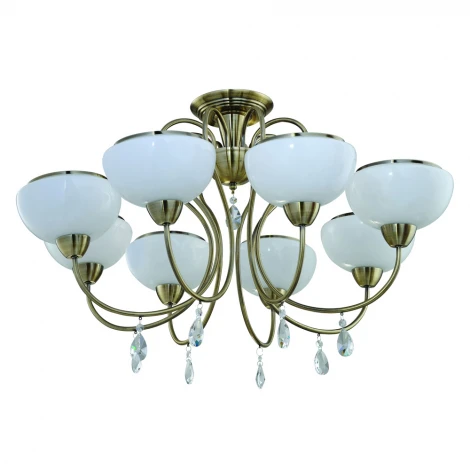 Потолочная люстра IDLamp 856 856/8PF-Oldbronze