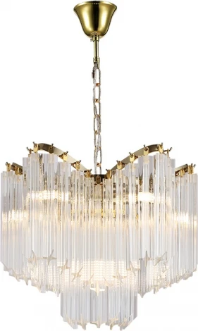 Подвесная люстра Newport 8900 8906/C gold (220V, на цепи)