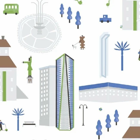 Обои виниловые Limonta PLAY 97103 10,05 x 0,53 м