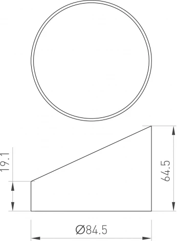 Бленда LGD-HOOD-R85 (WH) (Arlight, Металл) 046771