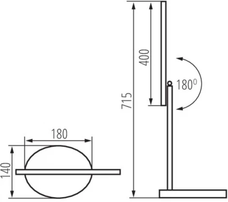 Офисная настольная лампа светодиодныая с регулировкой яркости и USB-портом Kanlux REXAR 33070