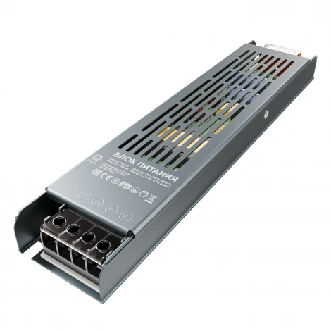 Блок питания 24В 200Вт 175-240B, 8,3А, IP20 алюминий OGM PS3-61