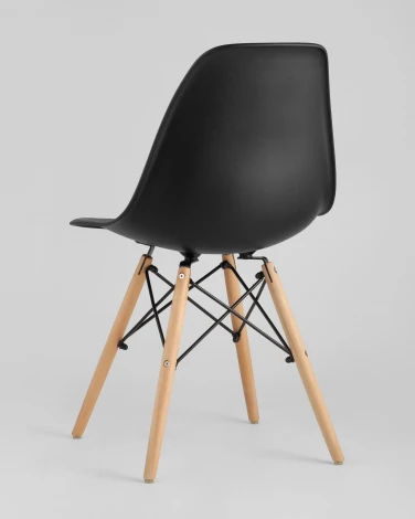 Стул Eames Style DSW черный x4 (разборный каркас) Stool Group арт.УТ000037613