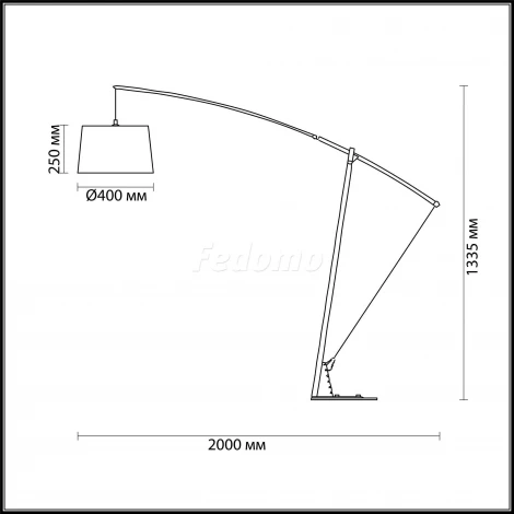 Торшер Odeon Light Bronx 4060/1F