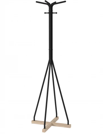 Вешалка напольная Галилео 218 черный/шимо от фабрики Mebelik