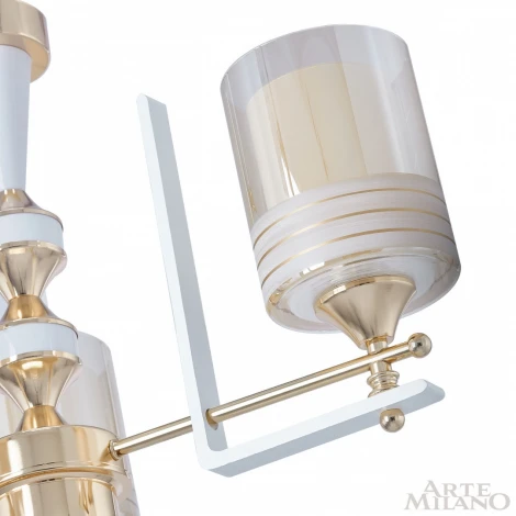 Подвесная люстра Arte Milano Florentia-6087 306087/3 Wh/Gd (220V, на цепи)