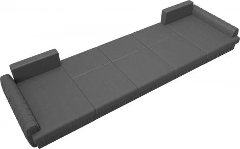 Диван П-образный Лига-057 НПБ МегаЛонг Лига Диванов (Замша) арт.129372