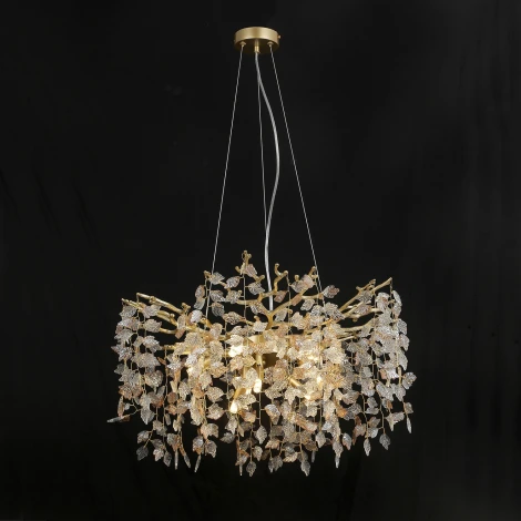 Подвесная люстра Lussole LSP-6049 (220V, на тросе, листья)