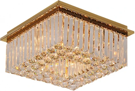 Потолочный светильник Newport 8400 8401/40 PL gold (220V, хрусталь)